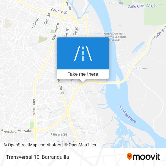 Transversal 10 map