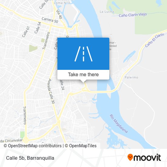 Calle 5b map
