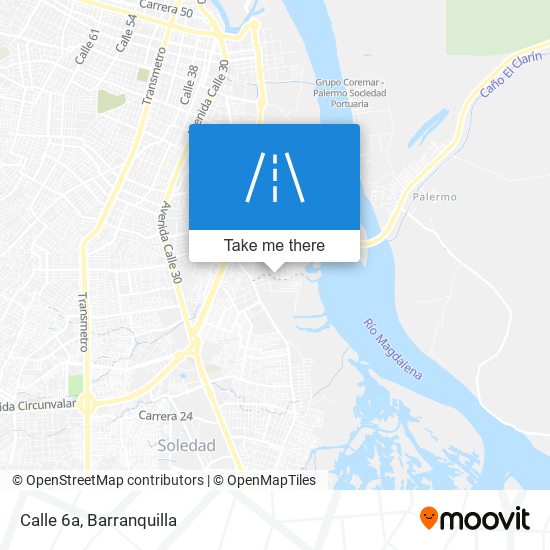 Mapa de Calle 6a