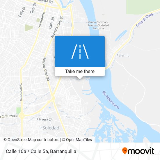 Calle 16a / Calle 5a map