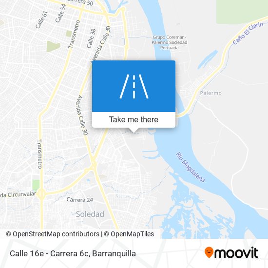 Calle 16e - Carrera 6c map