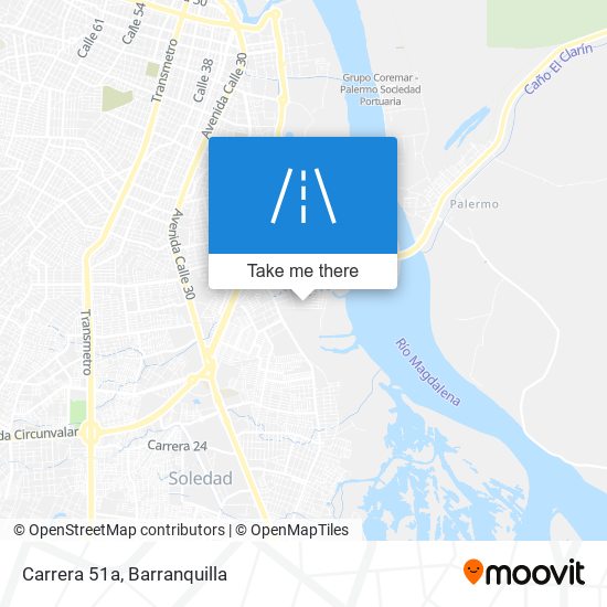 Carrera 51a map