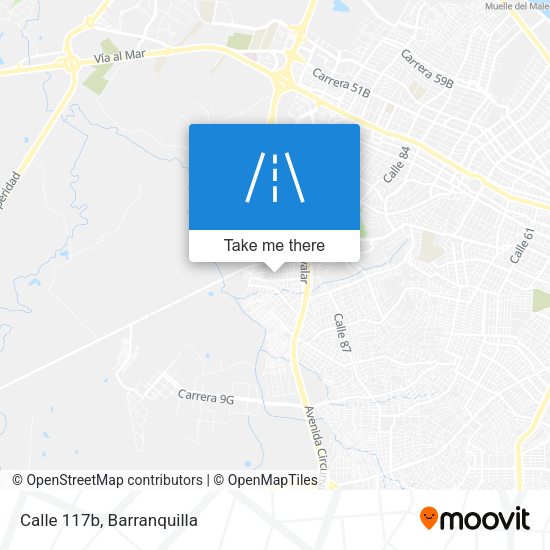 Mapa de Calle 117b