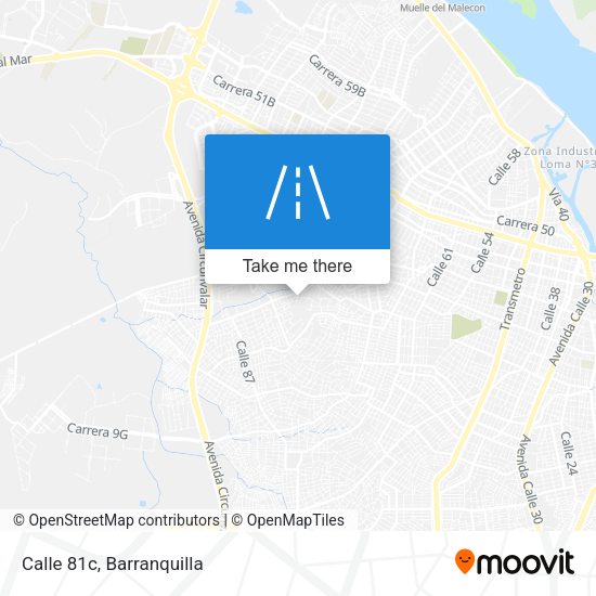 Mapa de Calle 81c