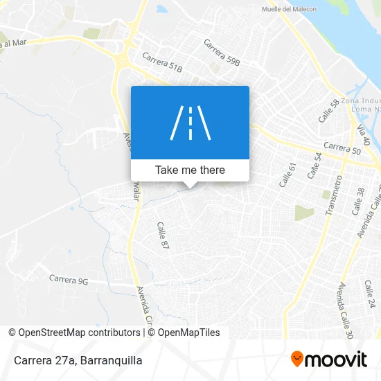Mapa de Carrera 27a