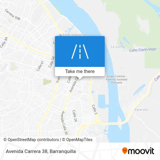 Avenida Carrera 38 map