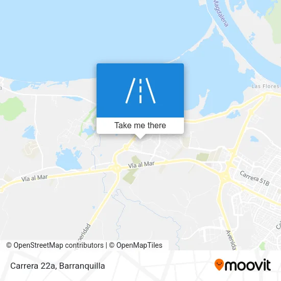 Carrera 22a map