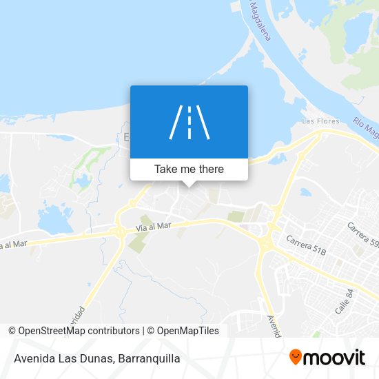 Avenida Las Dunas map