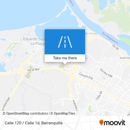Calle 120 / Calle 1d map
