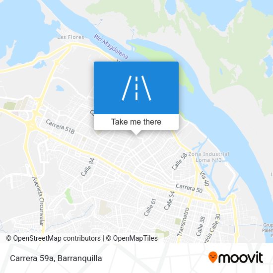 Mapa de Carrera 59a