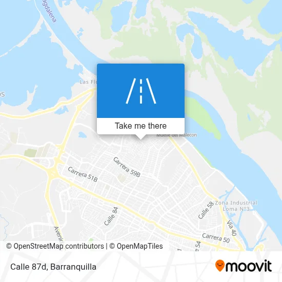 Mapa de Calle 87d