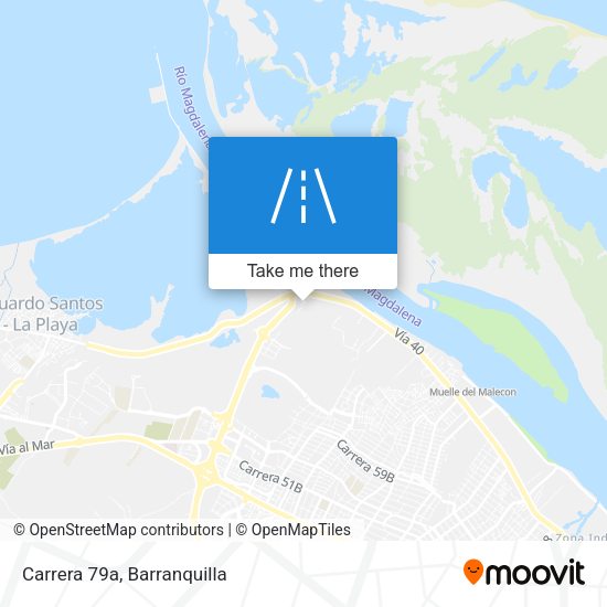 Mapa de Carrera 79a