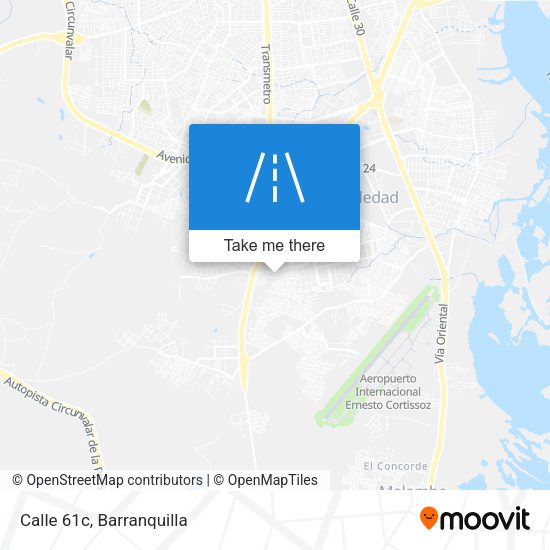 Mapa de Calle 61c