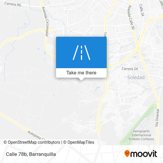 Mapa de Calle 78b