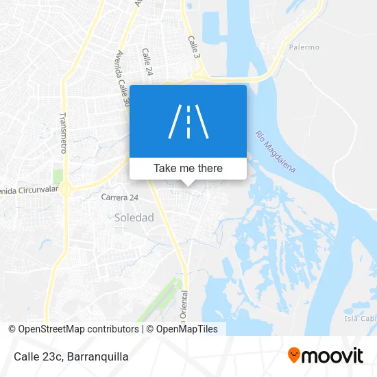 Calle 23c map