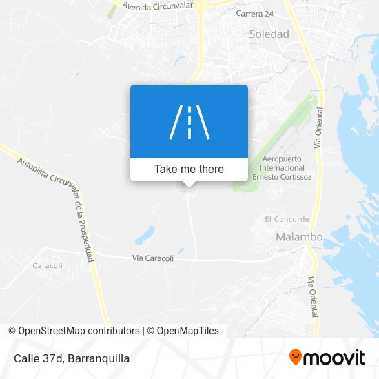 Mapa de Calle 37d