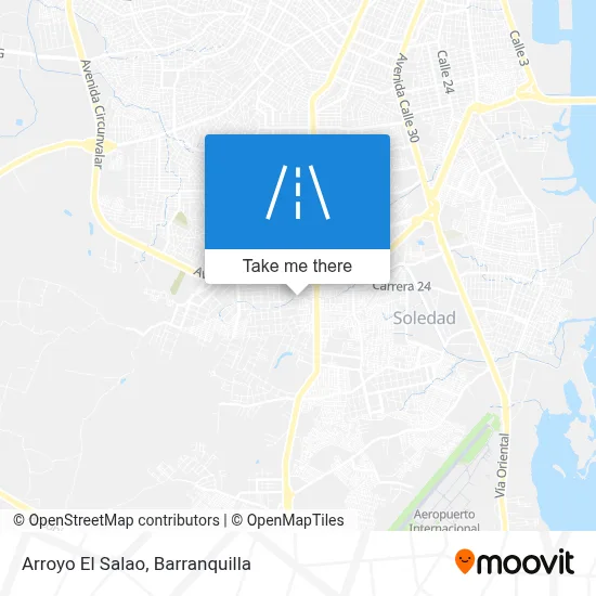 Mapa de Arroyo El Salao