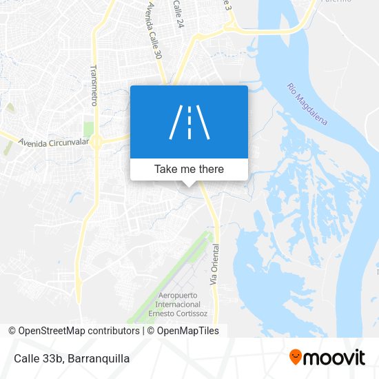 Mapa de Calle 33b