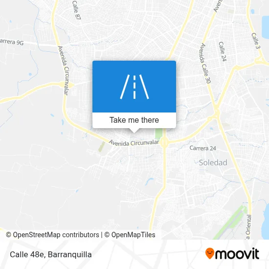 Calle 48e map