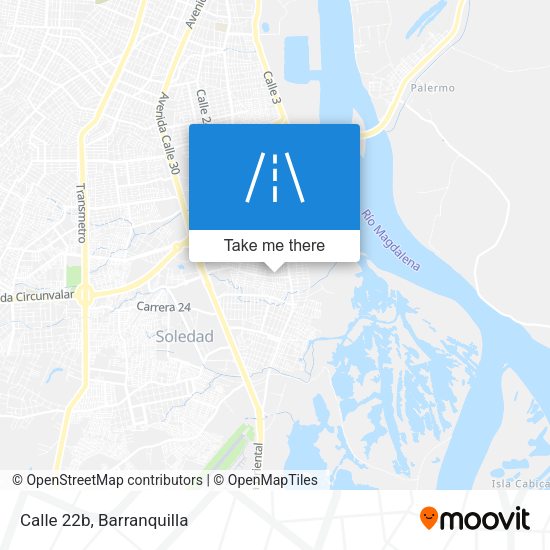 Mapa de Calle 22b