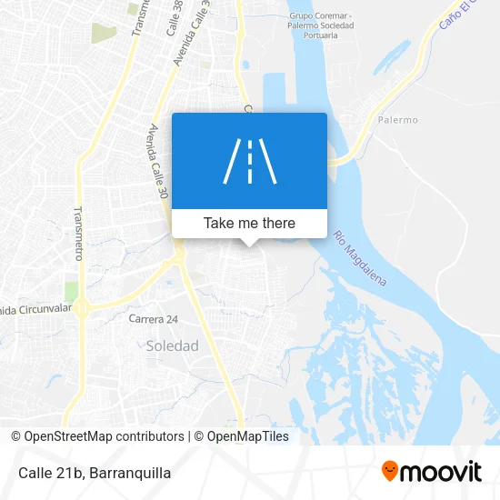 Mapa de Calle 21b