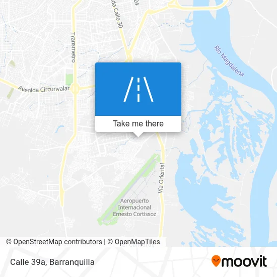 Calle 39a map