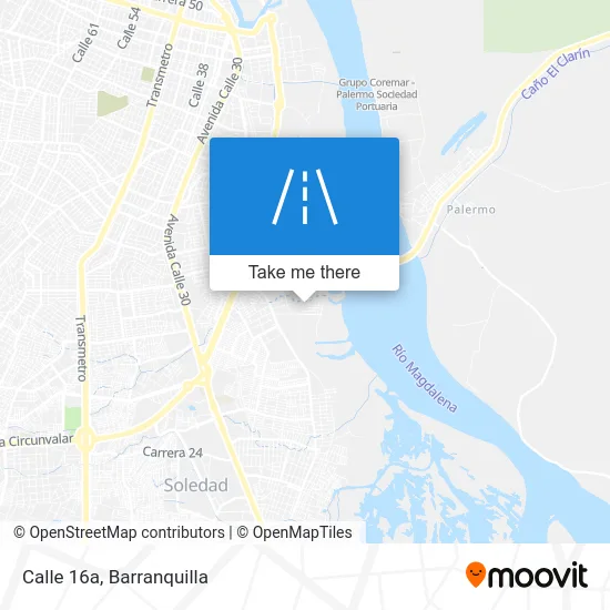Calle 16a map