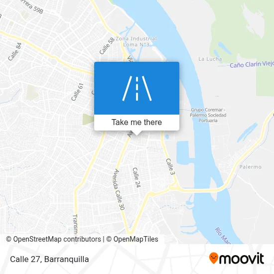Calle 27 map