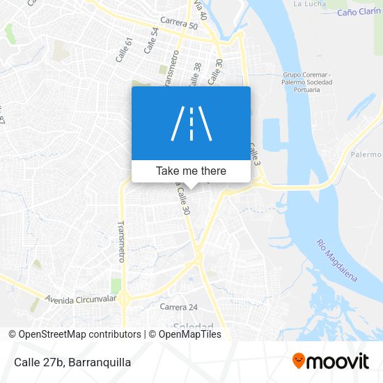 Calle 27b map
