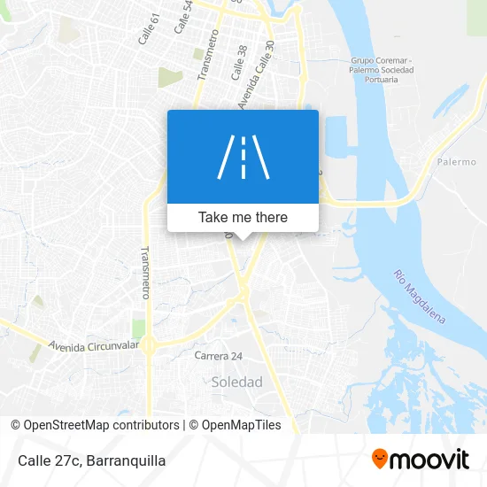 Calle 27c map