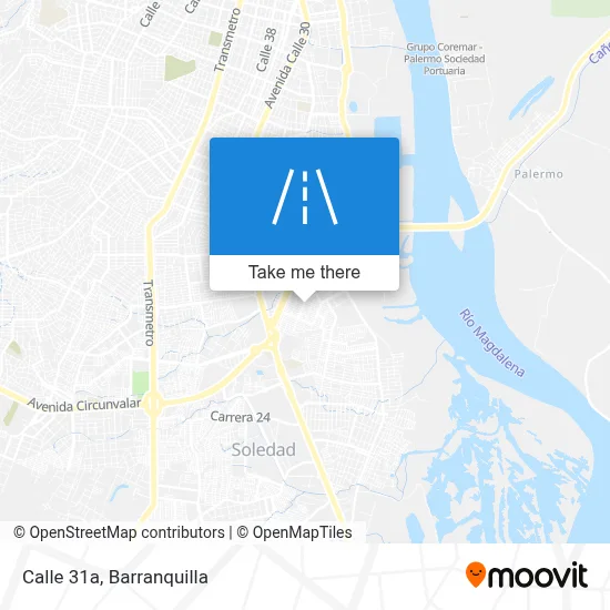 Calle 31a map