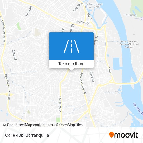 Mapa de Calle 40b