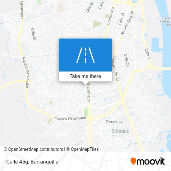 Calle 45g map