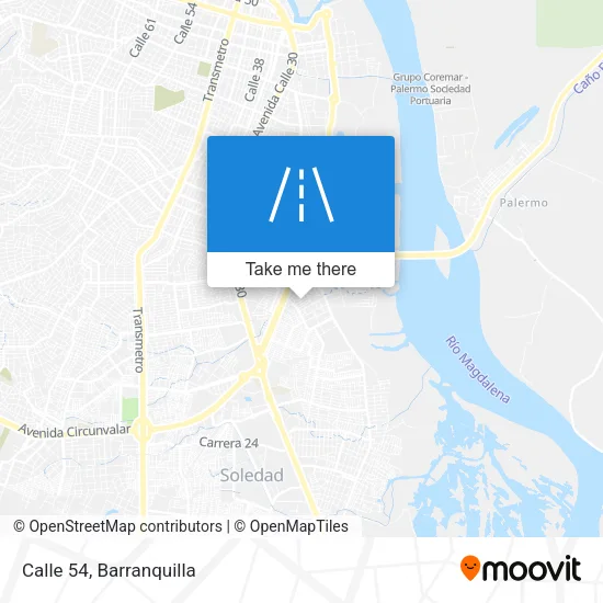 Calle 54 map