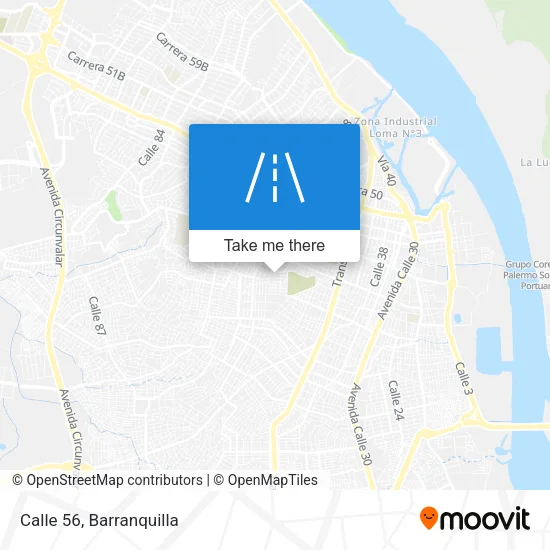 Mapa de Calle 56