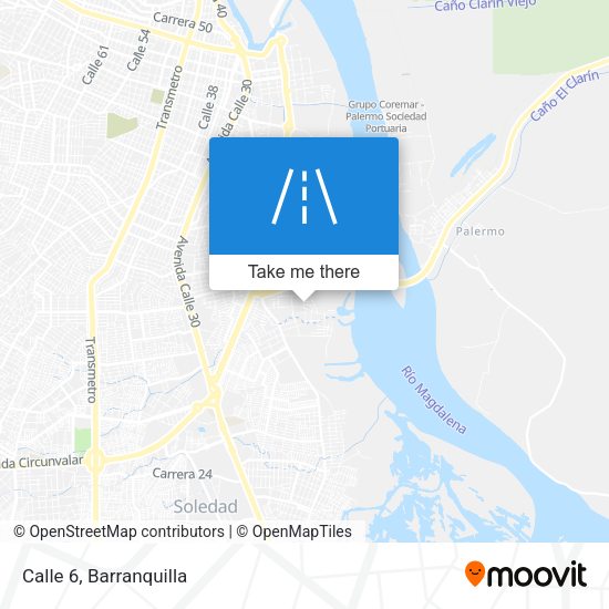 Mapa de Calle 6