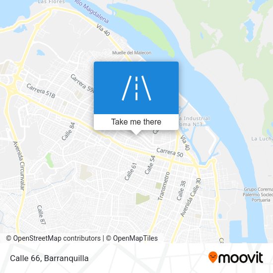 Mapa de Calle 66