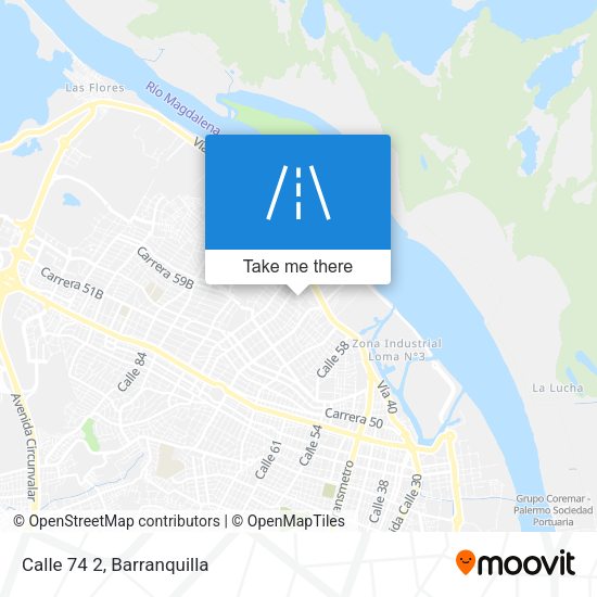 Mapa de Calle 74 2