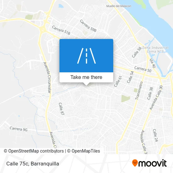 Calle 75c map
