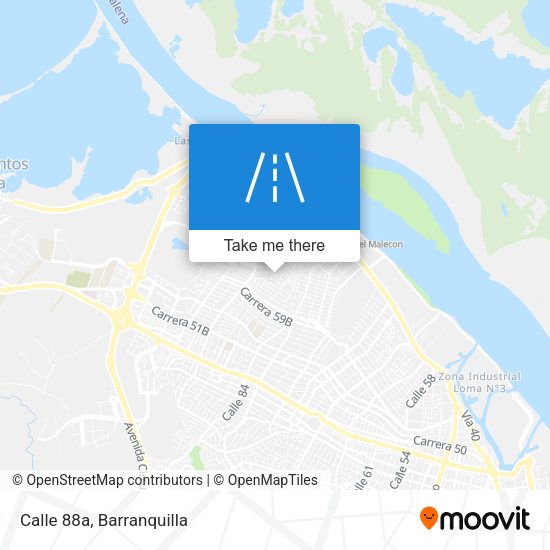 Mapa de Calle 88a