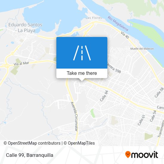 Mapa de Calle 99