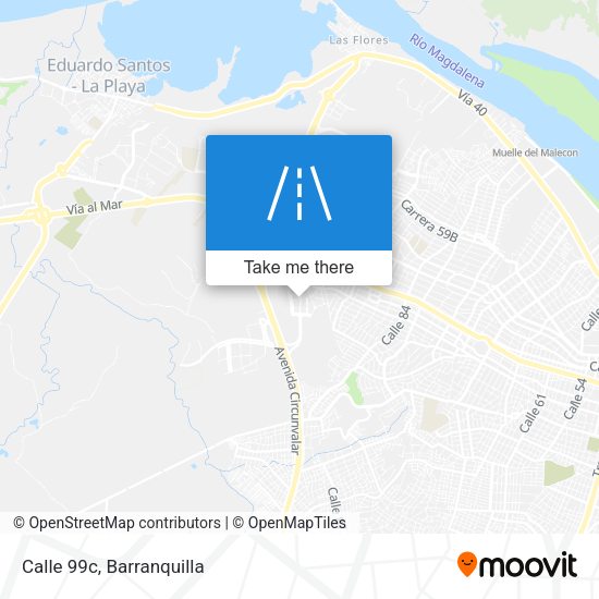 Mapa de Calle 99c
