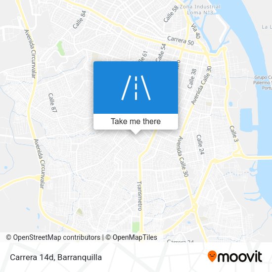 Carrera 14d map