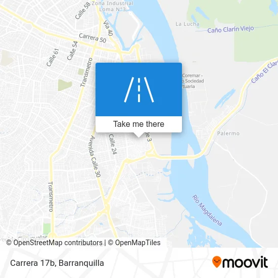 Carrera 17b map