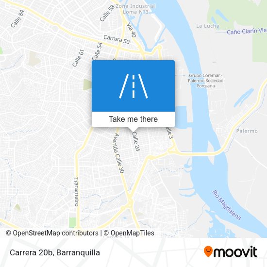 Carrera 20b map