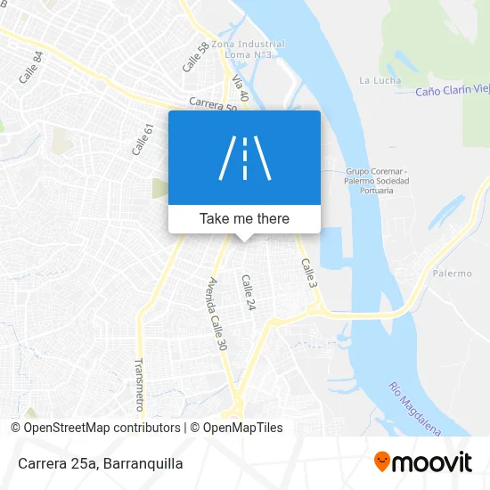 Carrera 25a map
