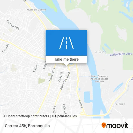 Carrera 45b map