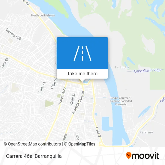Carrera 46a map