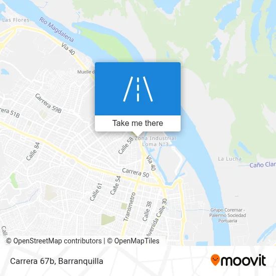 Carrera 67b map