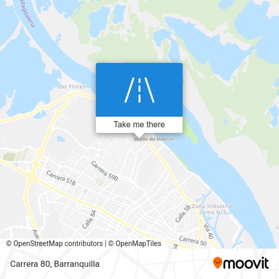 Mapa de Carrera 80